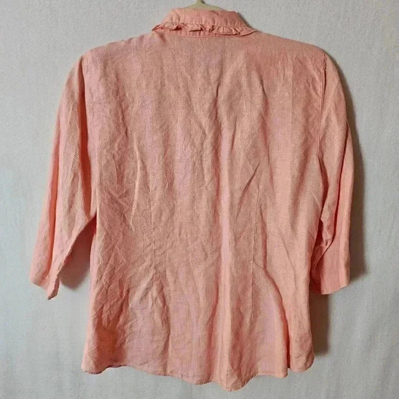 ♥Edward Irish 100%Linen button down shirt - Picture 3 of 10